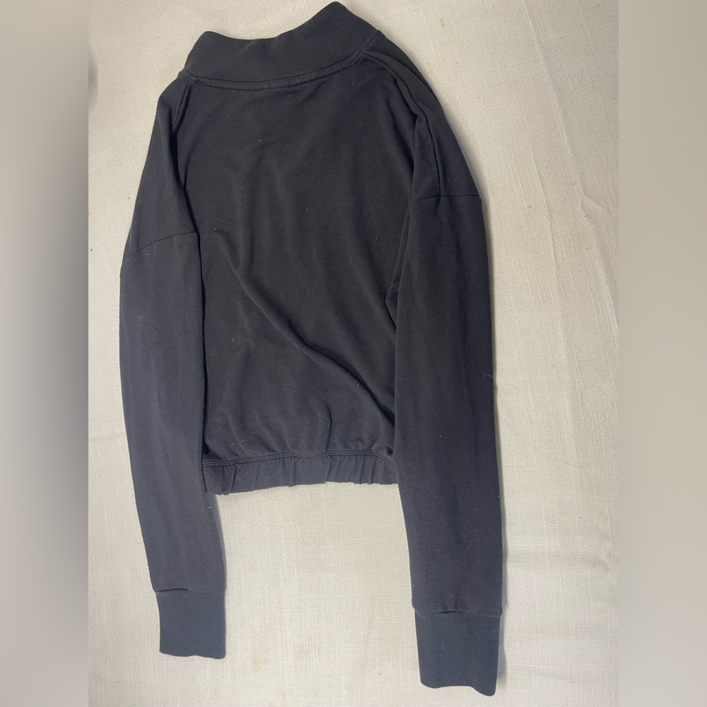 Gymshark Black Women's Quarter-Zip Sweater View 4